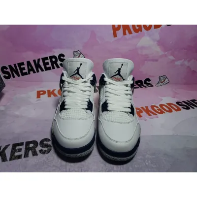 【Flash Sales】PKGoden Jordan 4 Retro White Midnight Navy DH6927-140 02