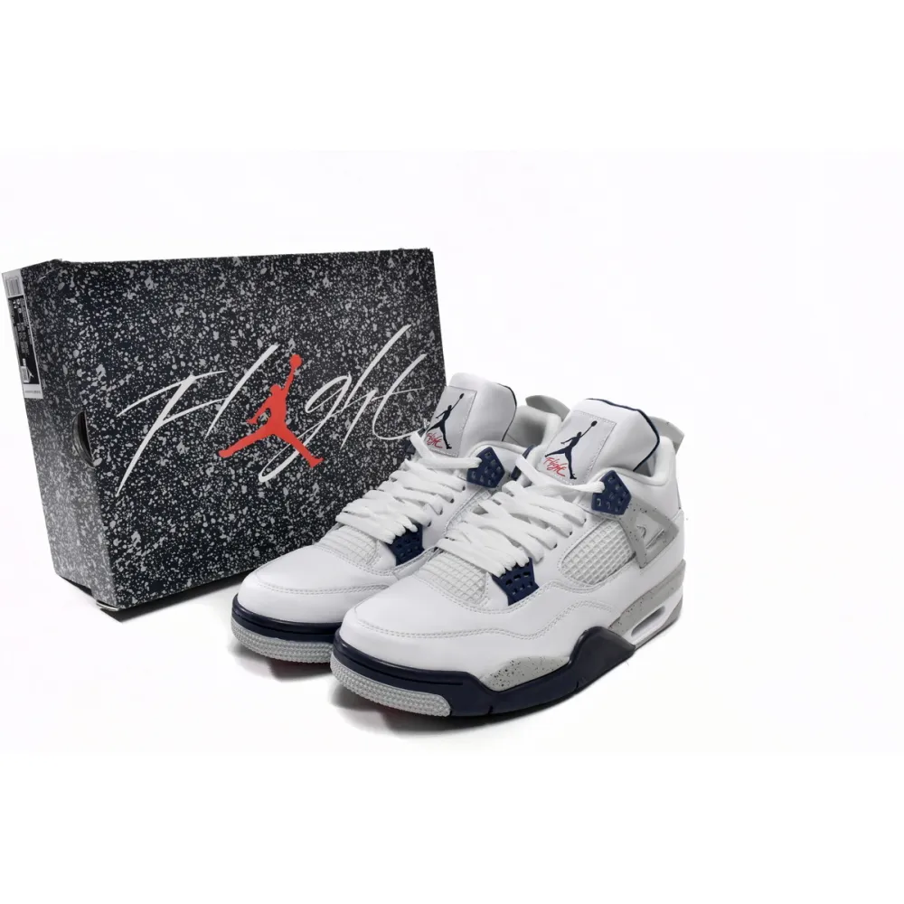 og Jordan 4 Retro White Midnight Navy DH6927-140