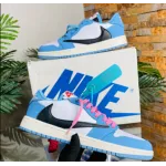 PKGoden Jordan 1 Low x Travis Scott Unc Blue