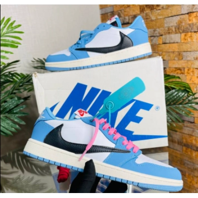 PKGoden Jordan 1 Low x Travis Scott Unc Blue 01