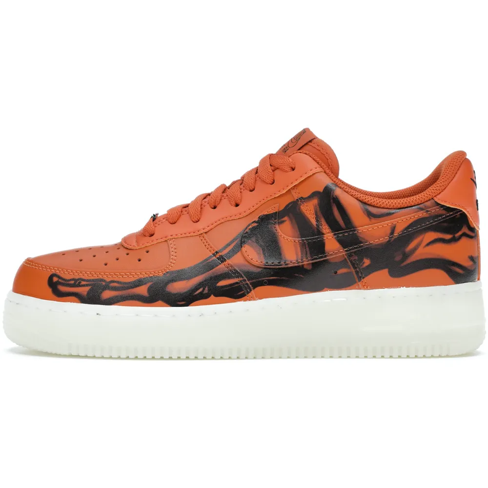 PKGoden Air Force 1 Low Orange Skeleton Halloween (2020) CU8067-800