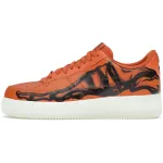 PKGoden Air Force 1 Low Orange Skeleton Halloween (2020) CU8067-800