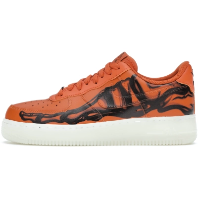 PKGoden Air Force 1 Low Orange Skeleton Halloween (2020) CU8067-800 01