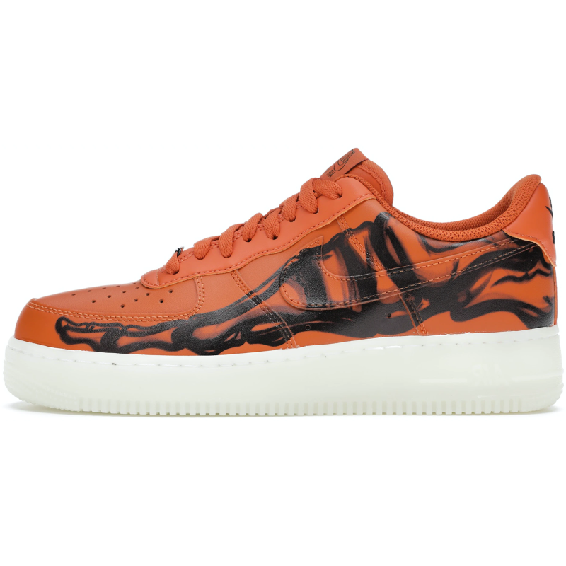 PKGoden Air Force 1 Low Orange Skeleton Halloween (2020) CU8067-800