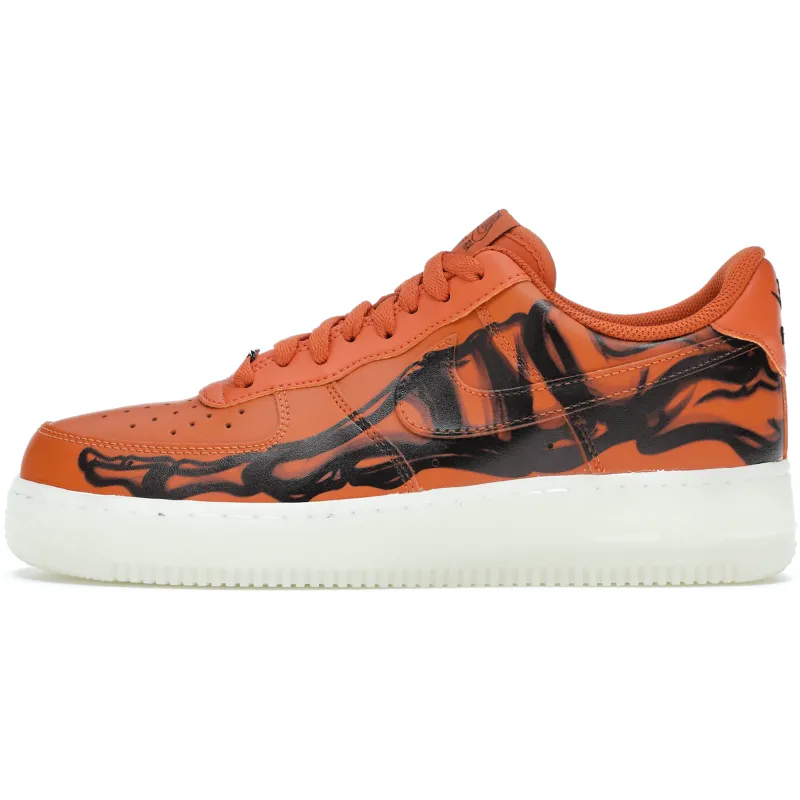 PKGoden Air Force 1 Low Orange Skeleton Halloween (2020) CU8067-800