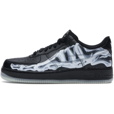 PKGoden Air Force 1 Low Black Skeleton Halloween (2019)  BQ7541 001 01