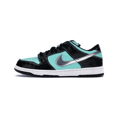 PKGoden Dunk Low Diamond Supply Co. Aqua Blue 304292-402 01