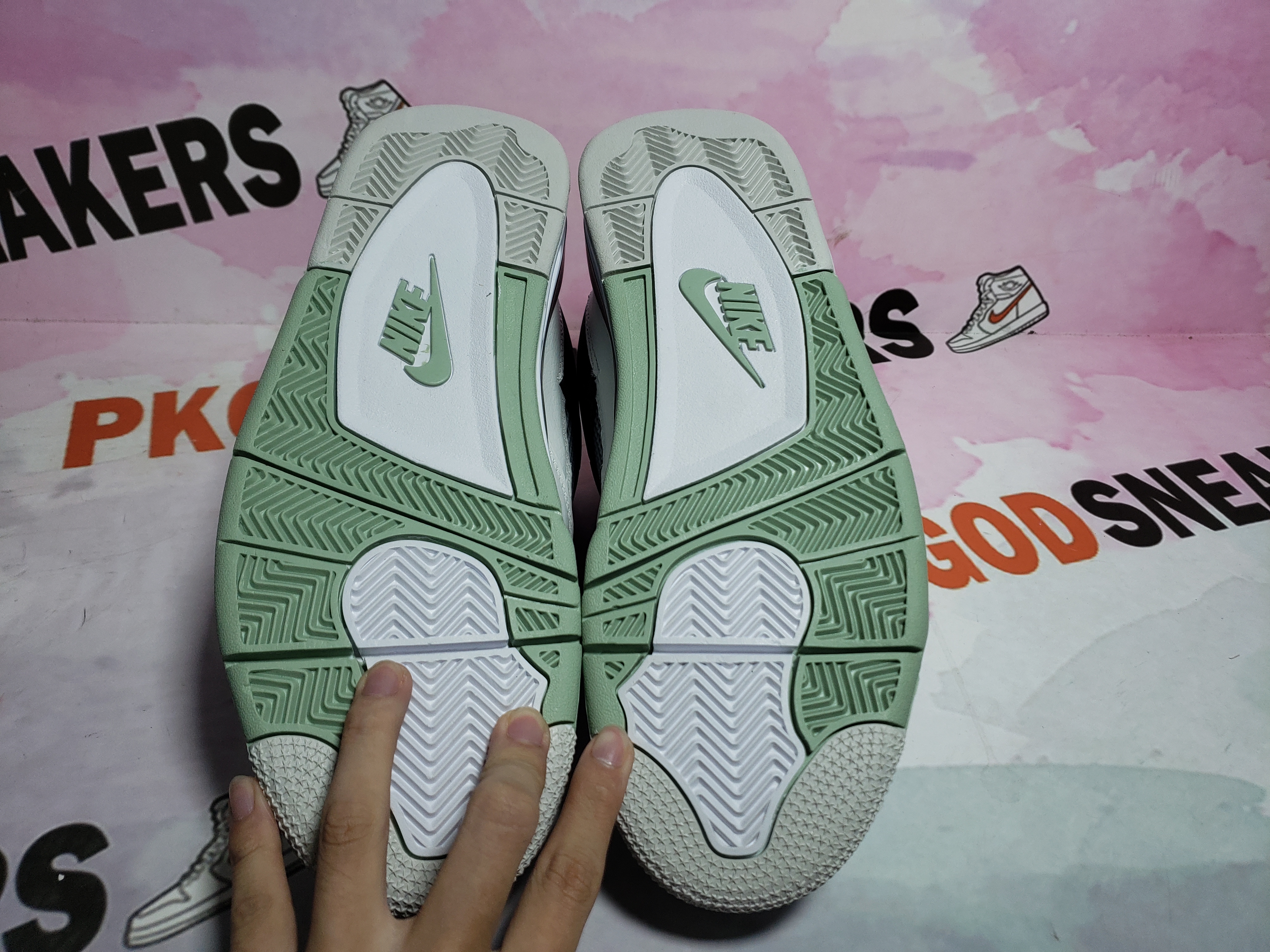 PKGoden Jordan 4 Retro Seafoam AQ9129-103