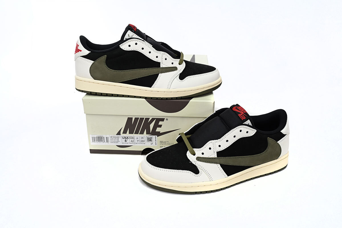 OG Jordan 1 Retro Low OG SP Travis Scott Olive DZ4137-106