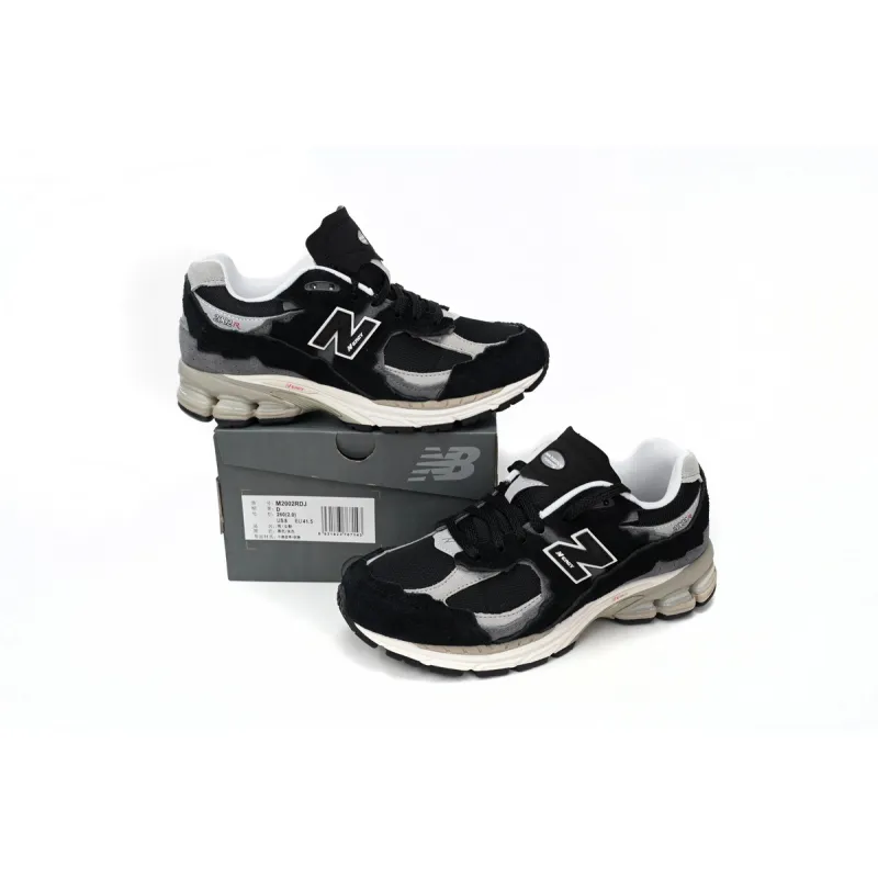 PKGoden New Balance 2002R Protection Pack Black Grey M2002RDJ