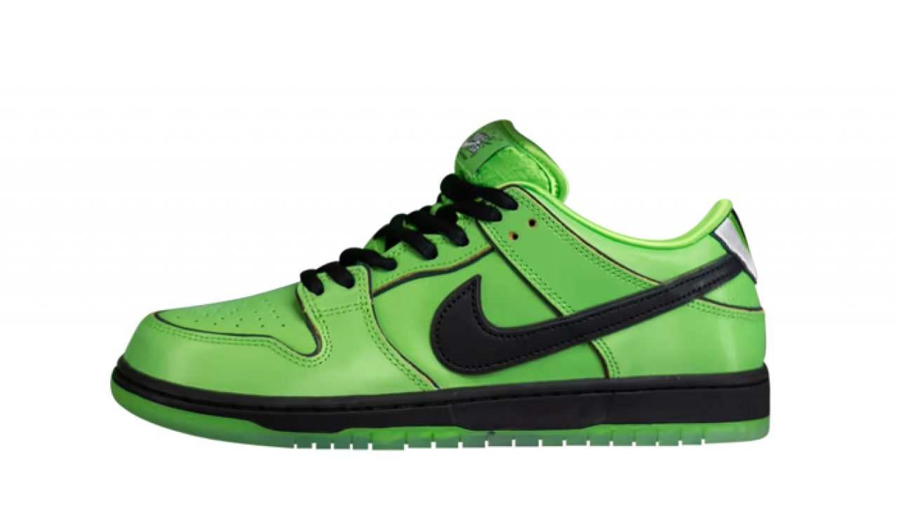 PKGoden The Powerpuff Girls x SB Dunk Low Buttercup FZ8319-300