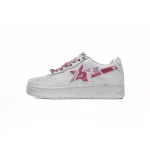 PKGoden A Bathing Ape Bape Sta Low White Red Camouflage 1H20-191-045