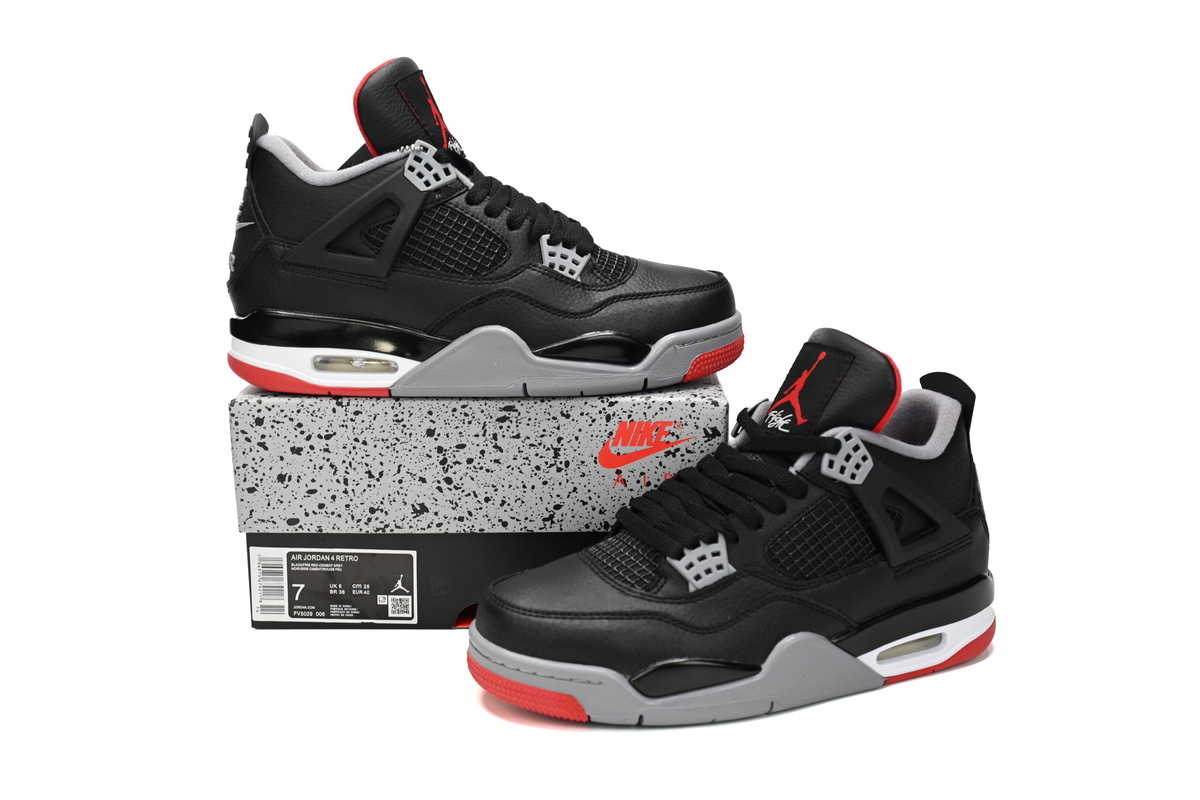 PKGoden Jordan 4 Bred Reimagined FV5029-006
