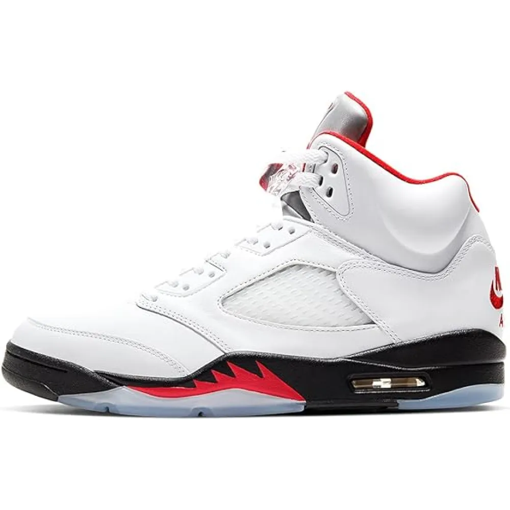PKGoden Jordan 5 Retro Fire Red Silver Tongue (2020) DA1911-102