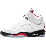 PKGoden Jordan 5 Retro Fire Red Silver Tongue (2020) DA1911-102