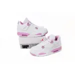 【Free Shipping】 PKGoden Jordan 4 White Pink CT8527-116