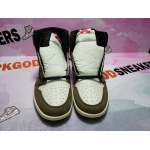 🔥Flash Sale 99$🔥PKGoden Jordan 1 Retro High Travis Scott CD4487-100