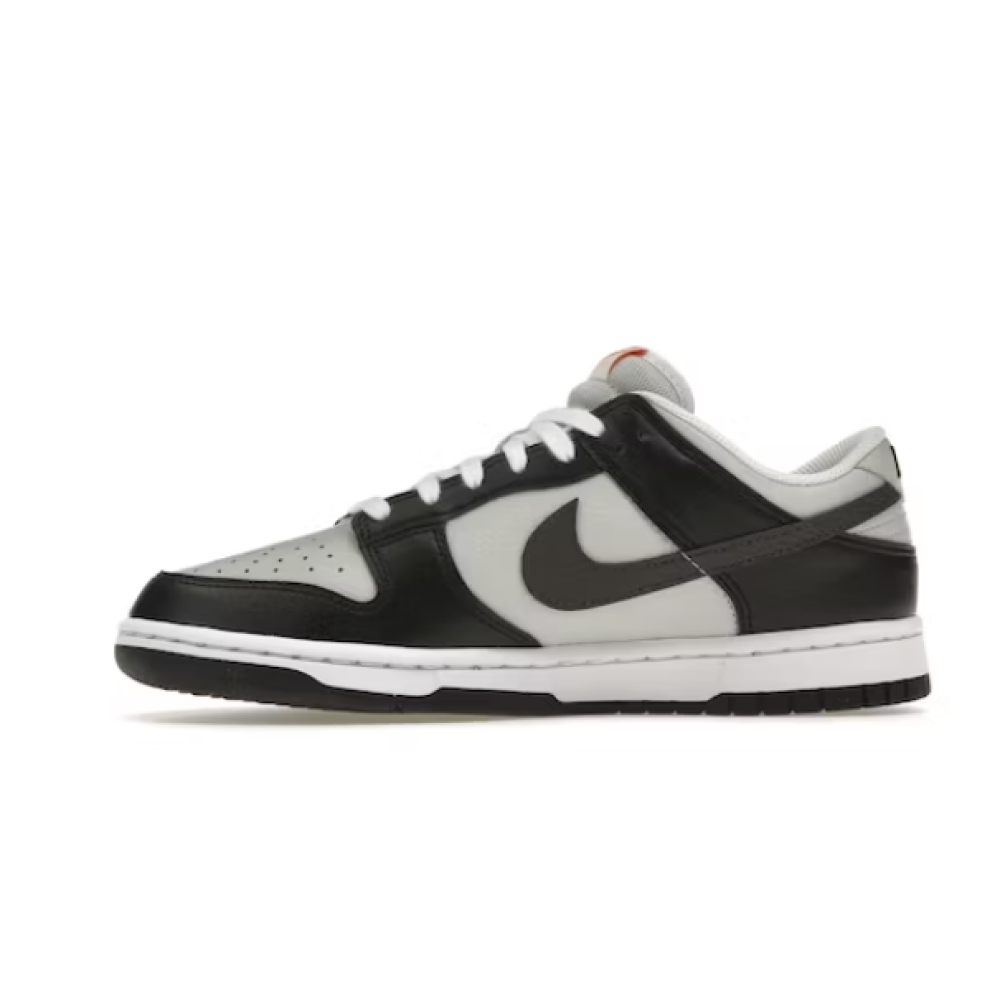 PKGoden Dunk Low Black Total Orange Mini Swoosh,FN7808-001    