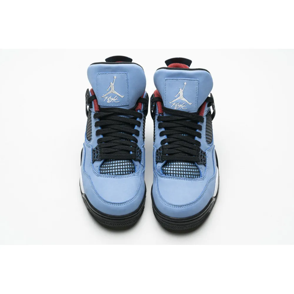 🍀FREE SHIPPING - Jordan 4 Retro Travis Scott Cactus Jack 308497-406