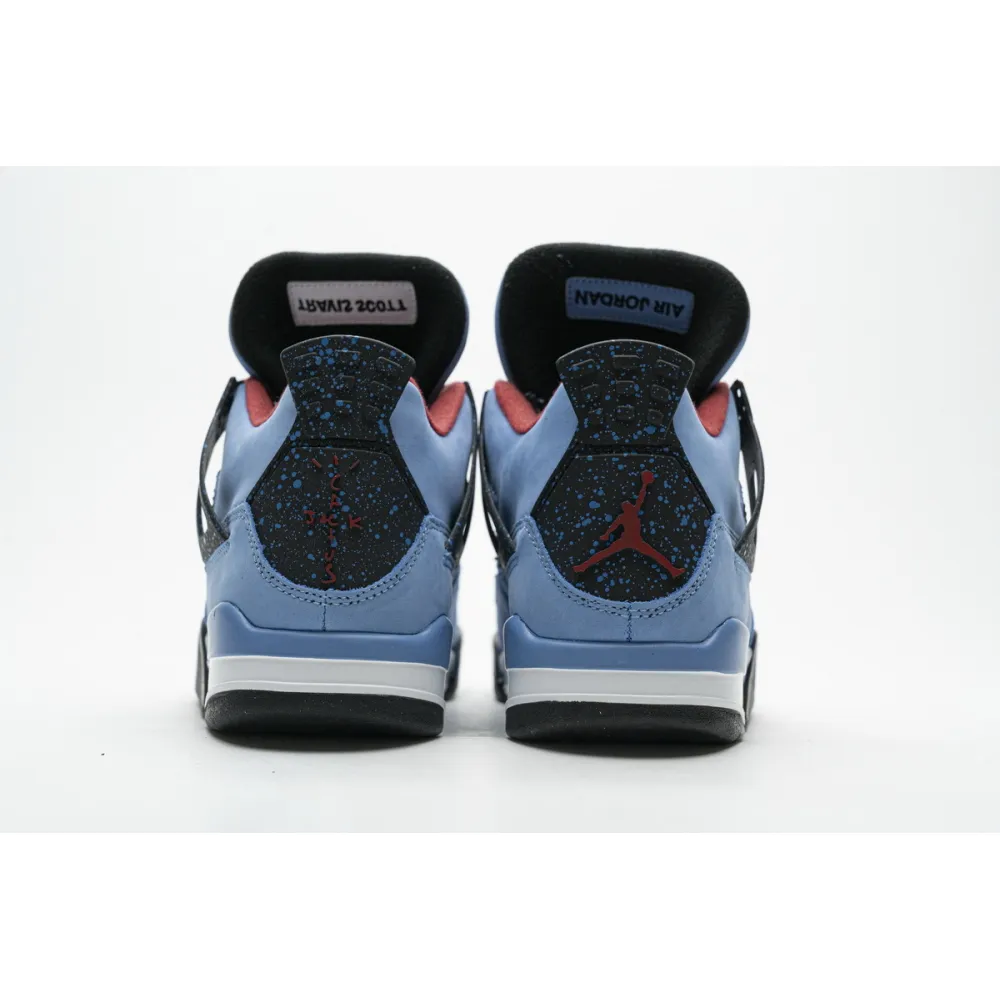 🍀FREE SHIPPING - Jordan 4 Retro Travis Scott Cactus Jack 308497-406