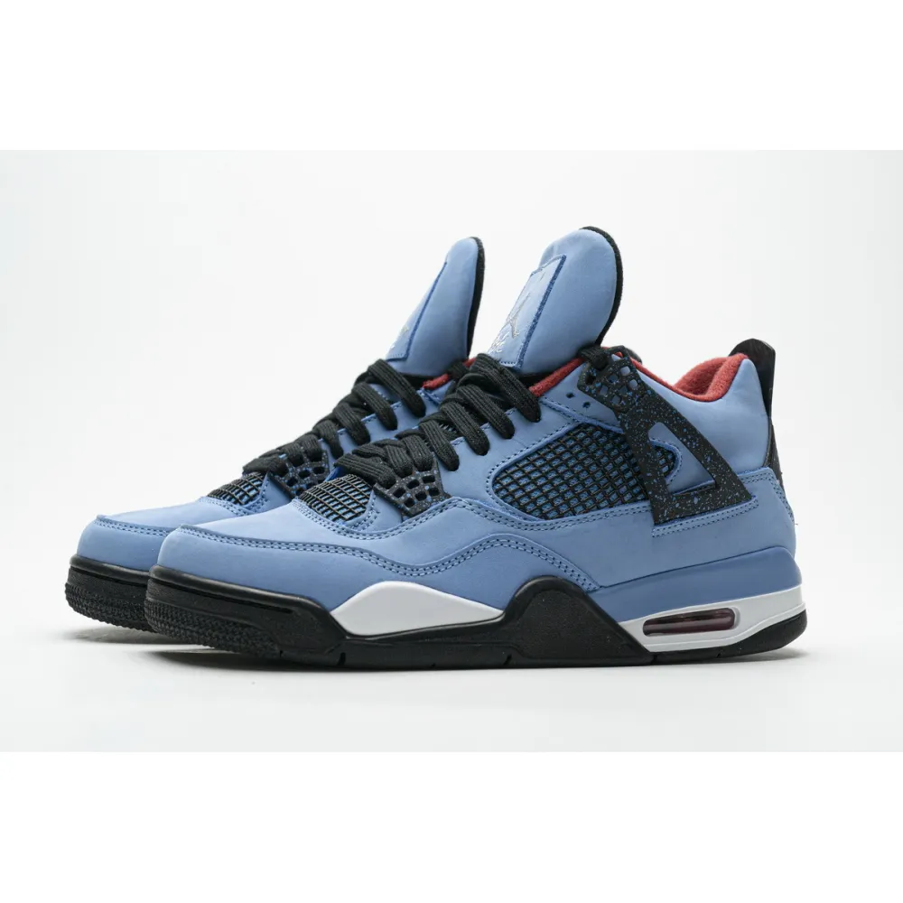 🍀FREE SHIPPING - Jordan 4 Retro Travis Scott Cactus Jack 308497-406