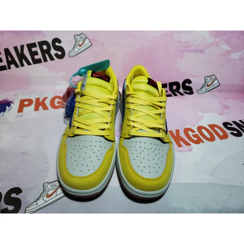 BoostMasterLin Jordan 1 Retro Low OG SP Travis Scott Canary DZ4137-700