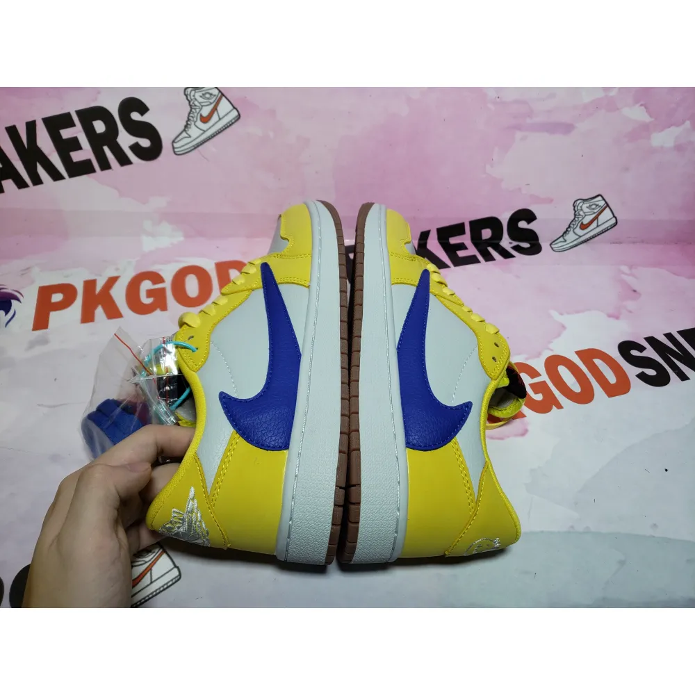BoostMasterLin Jordan 1 Retro Low OG SP Travis Scott Canary DZ4137-700