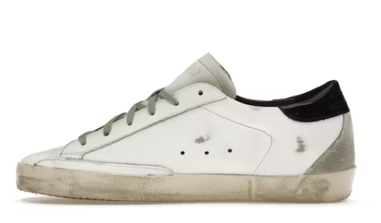PKGoden Golden Goose Super-Star White Black (Women's)