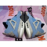 【Free Shipping】PKGoden Jordan 4 Retro University Blue CT8527-400