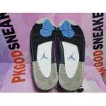 【Free Shipping】PKGoden Jordan 4 Retro University Blue CT8527-400