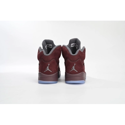 🔥Flash Sale Discount 30$🔥PKGoden Jordan 5 Retro Burgundy (2023),DZ4131-600 02