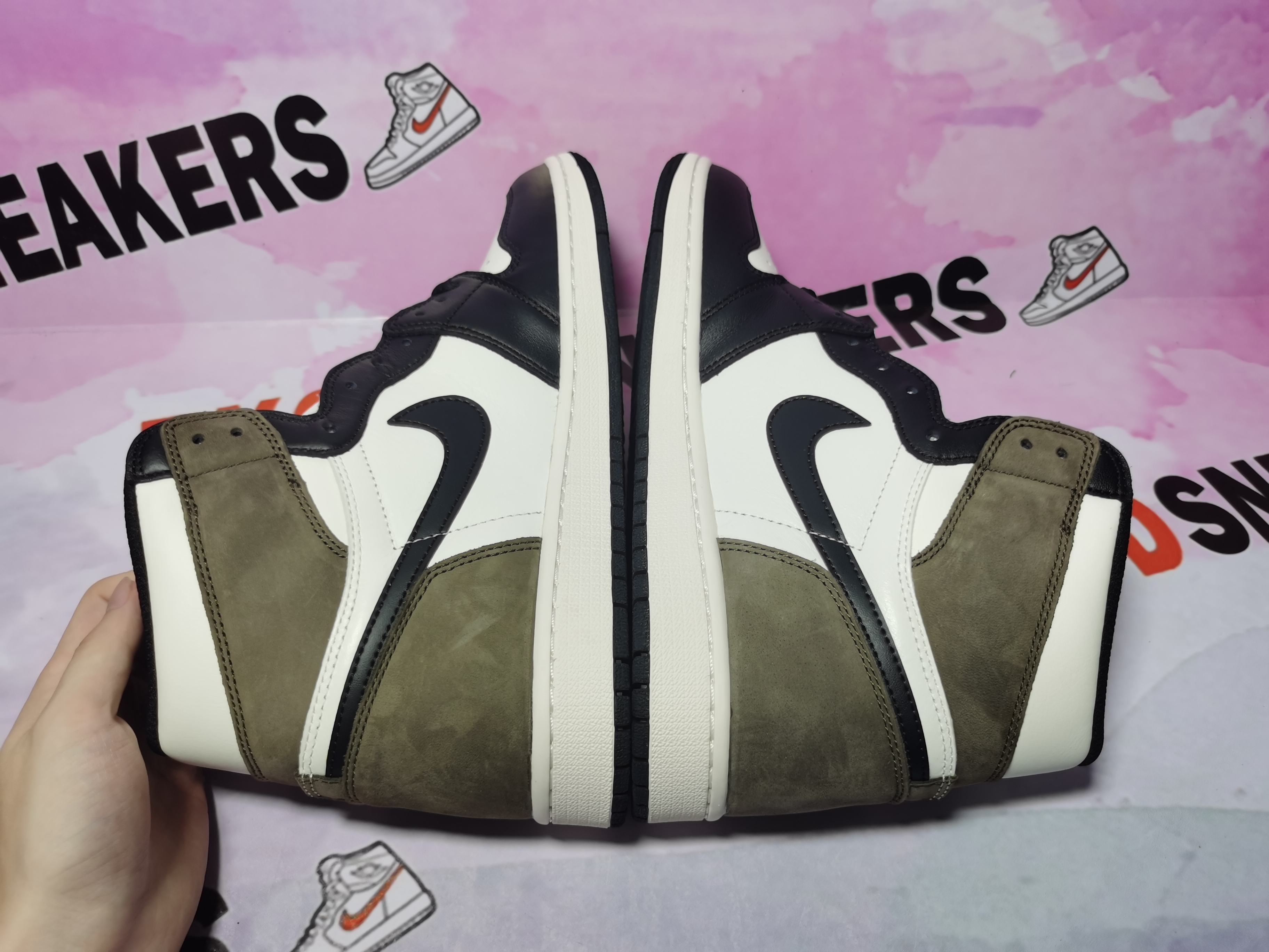 🔥Flash Sale 99$🔥PKGoden Jordan 1 Retro High Dark Mocha 555088-105