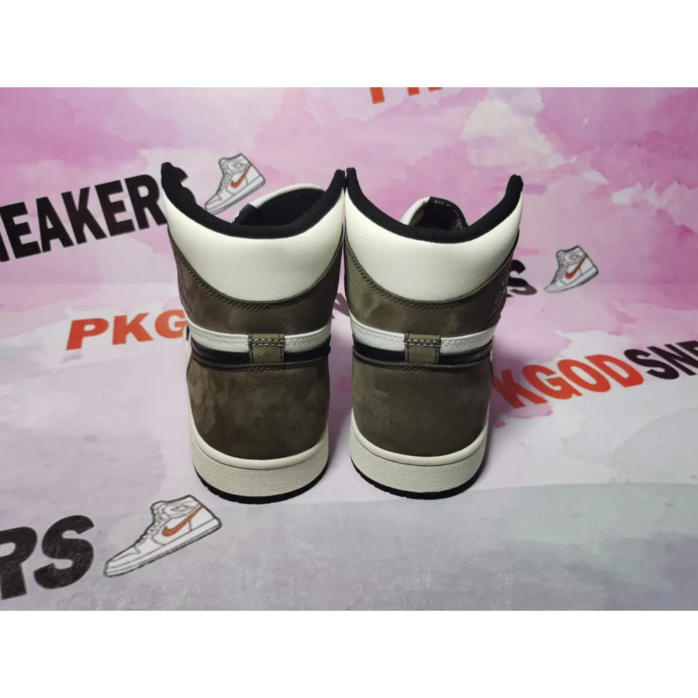🔥Flash Sale 99$🔥PKGoden Jordan 1 Retro High Dark Mocha 555088-105
