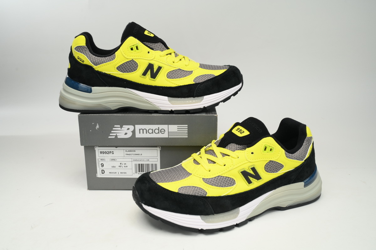 OG New Balance 992 Black And Yellow M992FG