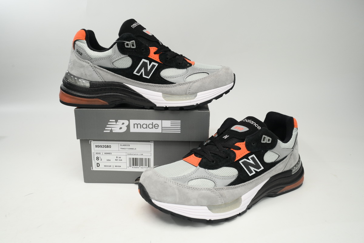 OG New Balance 992 Gray Orange M992GBO 