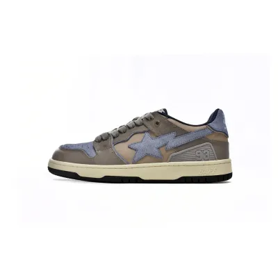 PKGoden A Bathing Ape Bape SK8 Sta Vintage Beige Indigo 1120-291-019 01
