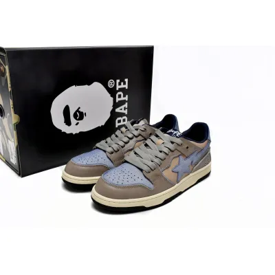 PKGoden A Bathing Ape Bape SK8 Sta Vintage Beige Indigo 1120-291-019 02