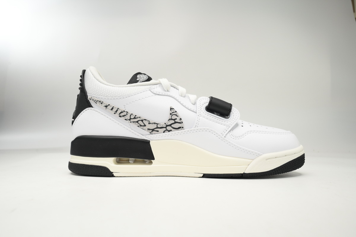 OG Jordan Legacy 312 Low White and Black CD7069-110
