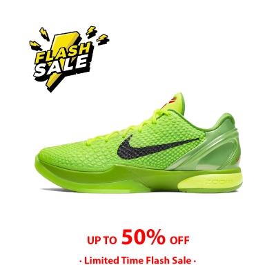 🔥Flash Sale 99$🔥 PKGoden Kobe 6 Protro Grinch (2020) CW2190-300 01