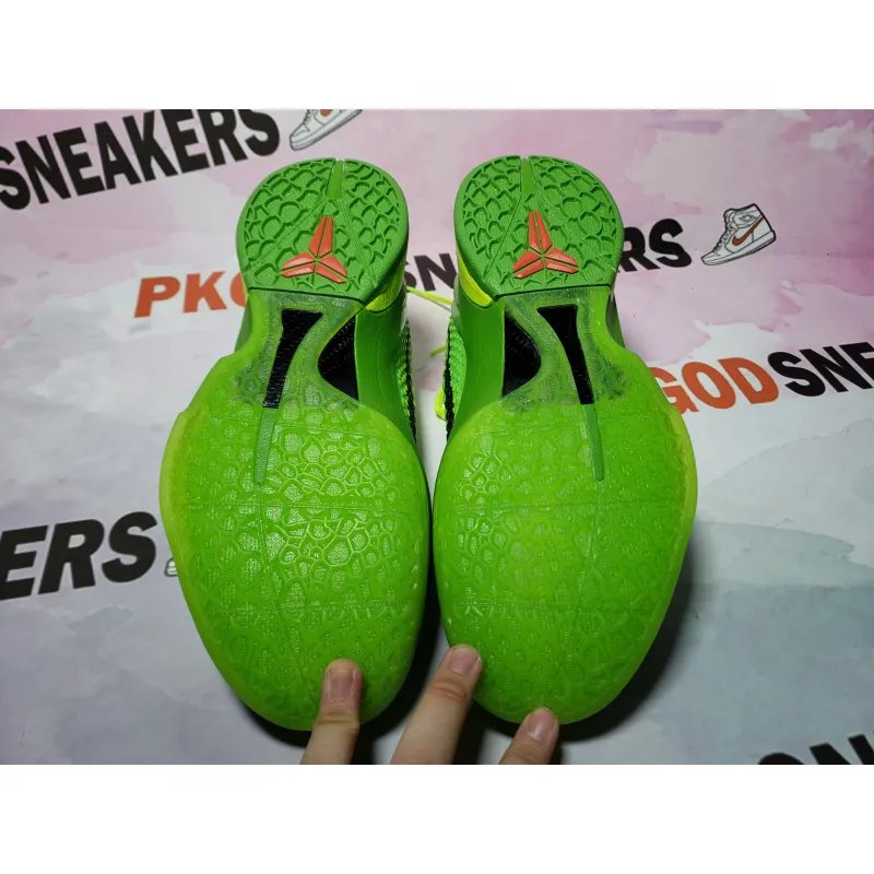 🔥Flash Sale 99$🔥 PKGoden Kobe 6 Protro Grinch (2020) CW2190-300