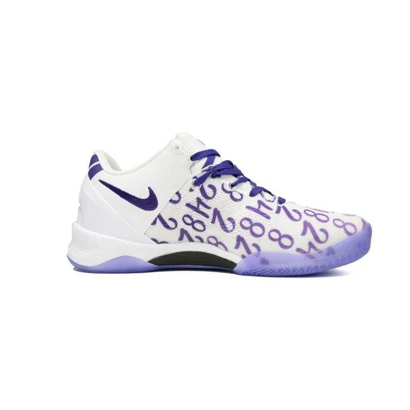 🔥Flash Sale 99$🔥 PKGoden Kobe 8 Protro “White Court Purple” FQ3549-191