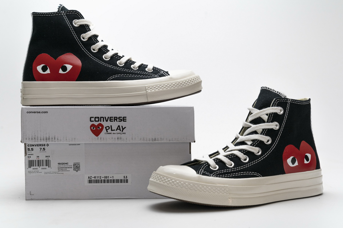 OG CDG Play x Converse Chuck Taylor All Star 70 Hi  150204C/A08791C