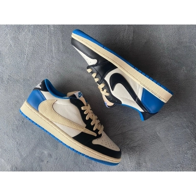 🔥Flash Sale🔥PKGoden Jordan 1 Low fragment design x Travis Scott DM7866-140 02
