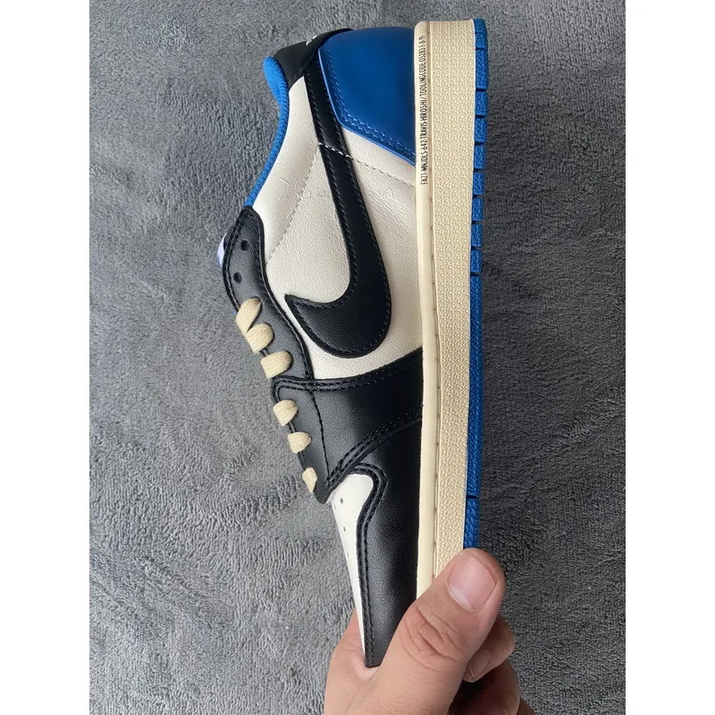 🔥Flash Sale🔥PKGoden Jordan 1 Low fragment design x Travis Scott DM7866-140