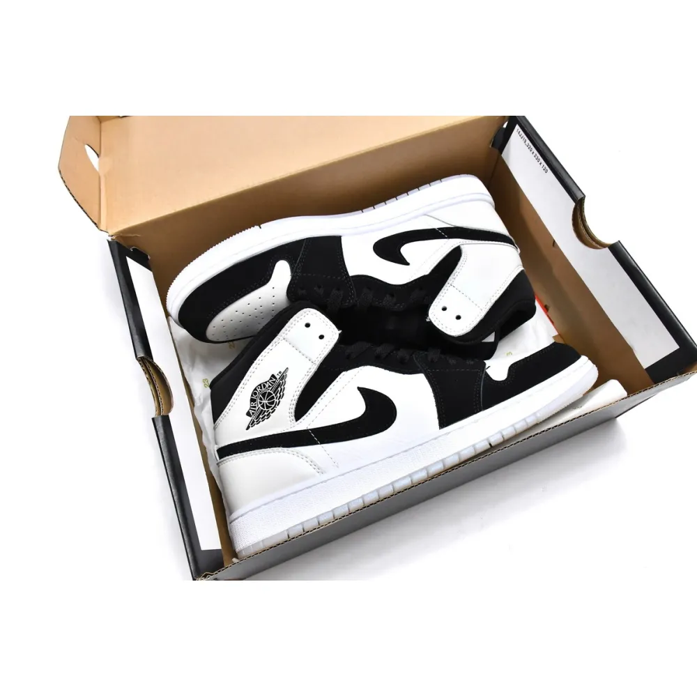  GET Air Jordan 1 Mid Diamond Shorts DH6933-100