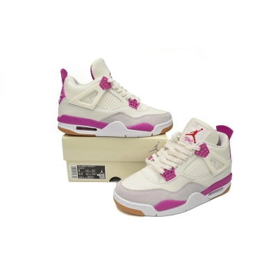 OG  SB x Air Jordan 4 White Purple Grey DR5415-105 01