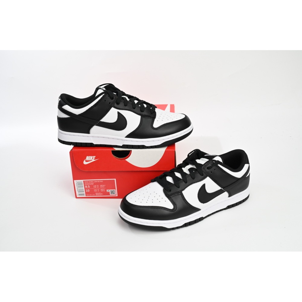 OG Dunk Low Black And White Panda DD1391-100 