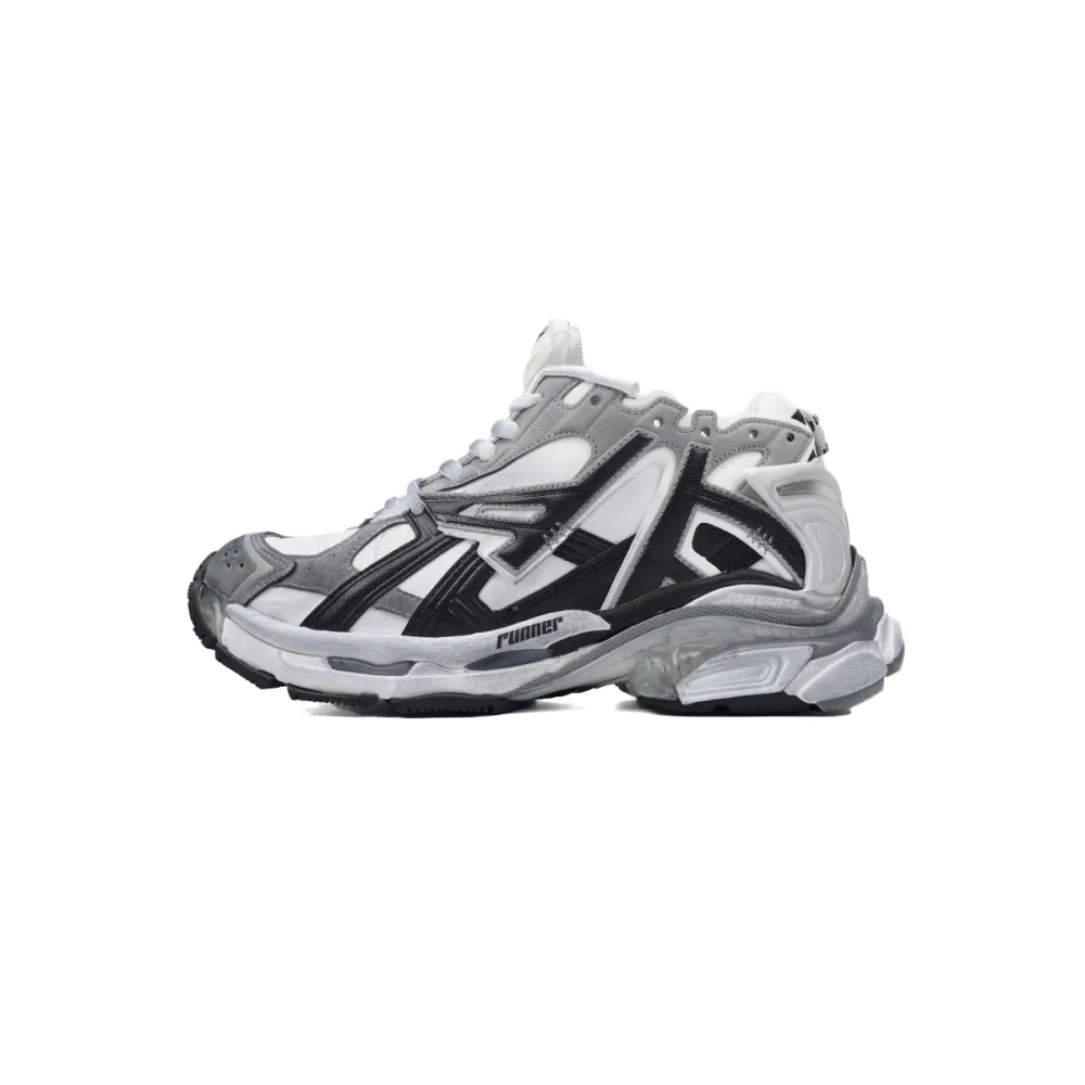pkgoden Ba*len*cia*ga 7th runner white black gray 677402 w3rb2 9012
