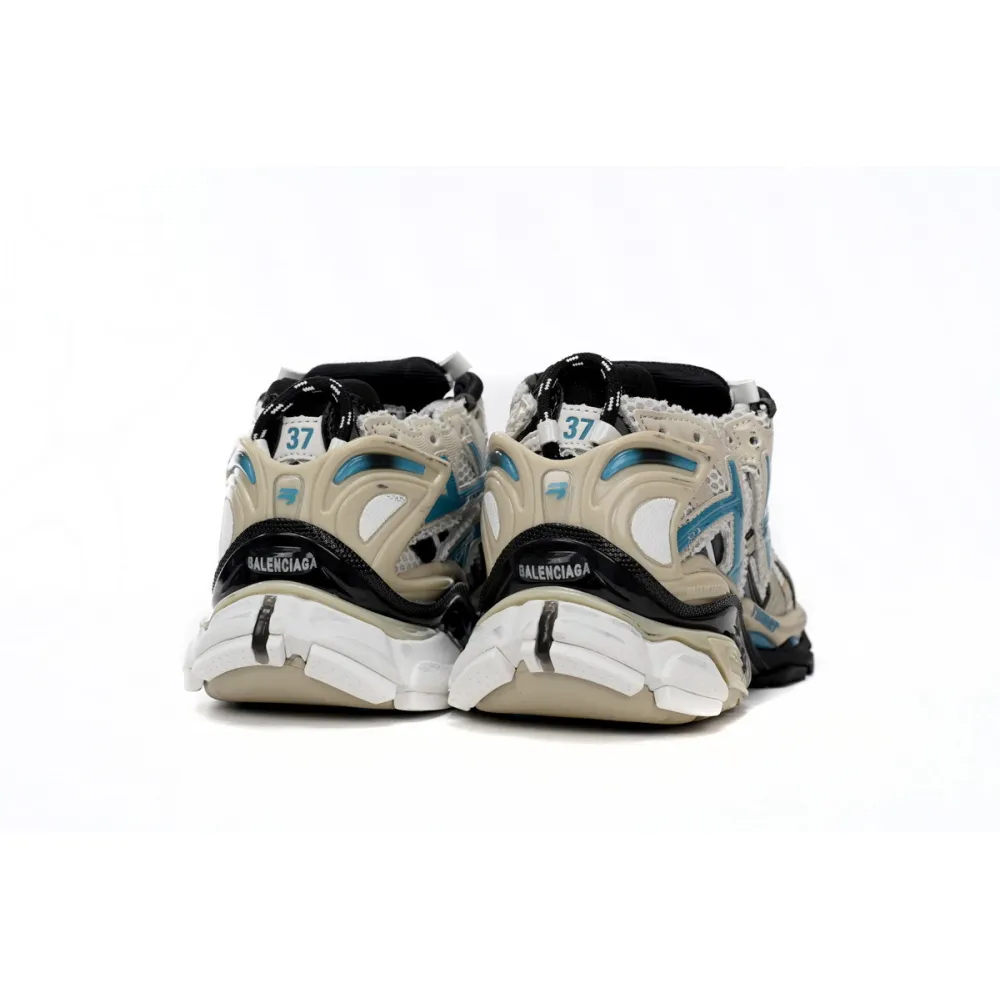 PKGoden Balenciaga 7th Beige Grey Blue 677402 W5RH6 0312