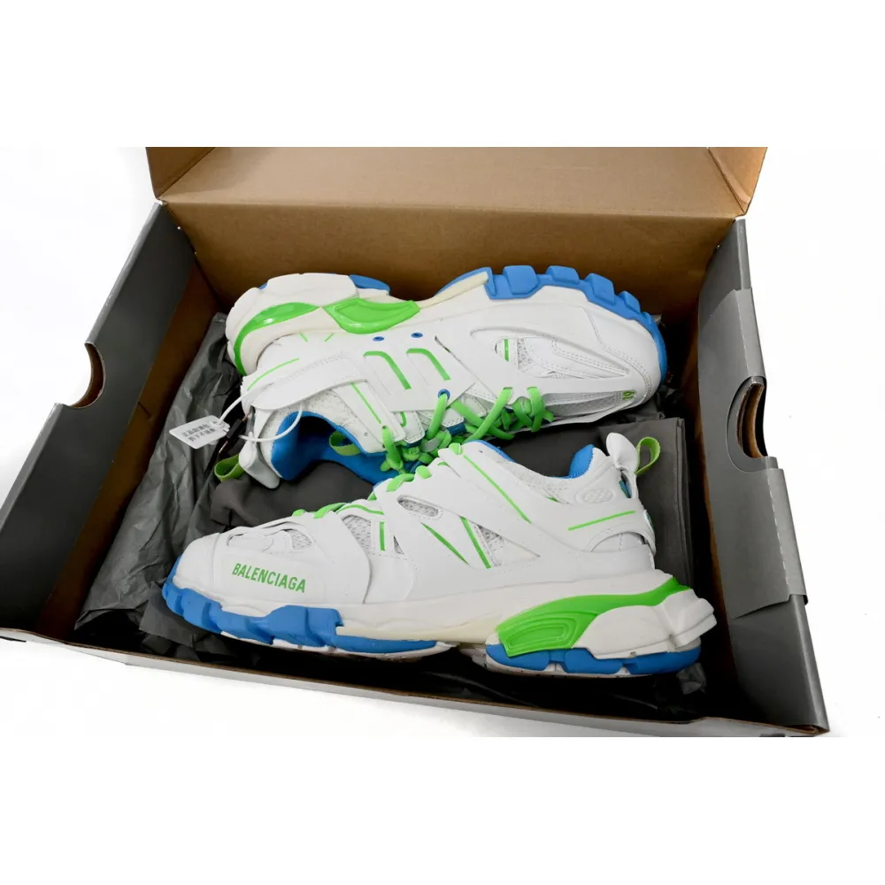pkgoden Ba*len*cia*ga  3rd tess s.green, white, and blue 542436 w2bc3 0285